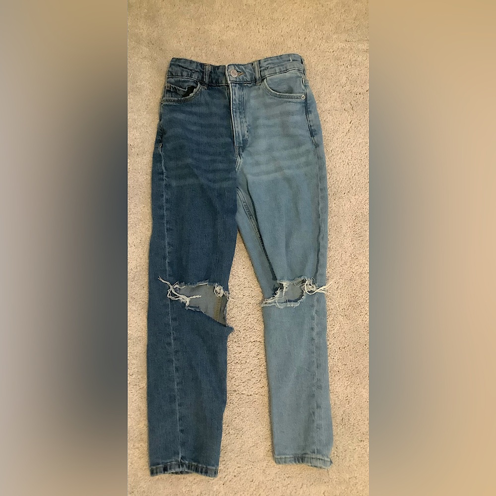 Girls ripped jeans